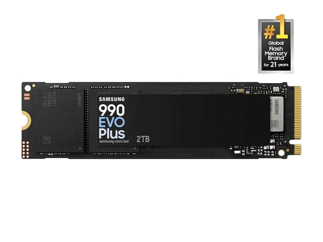Samsung MZ-V9S2T0 2 TB 990 EVO Plus PCIe 4.0 x4 / PCIe 5.0 x2 M.2 2280 Client / Consumer Solid State Drive