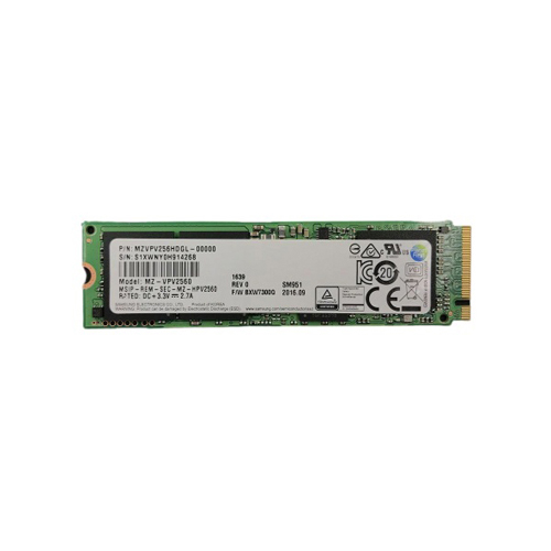 Samsung MZ-VPV2560 256GB SM951 NVMe M.2 2280 Client Solid State Drive