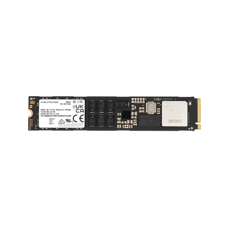Samsung MZ1L21T9HCLS-00A07 1.92 TB PM9A3 PCIe 4.0 x4, NVMe E1.S 9.5mm Enterprise/Read-Intensive Solid State Drive