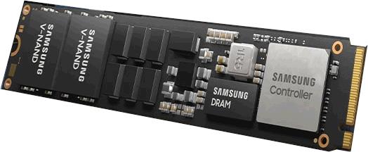 Samsung MZ1L23T8HBLA 3.84 TB PM9A3 PCIe 4.0 x4, NVMe 1.4 EDSFF E1.S (9.5mm) Enterprise/Read-Intensive Solid State Drive