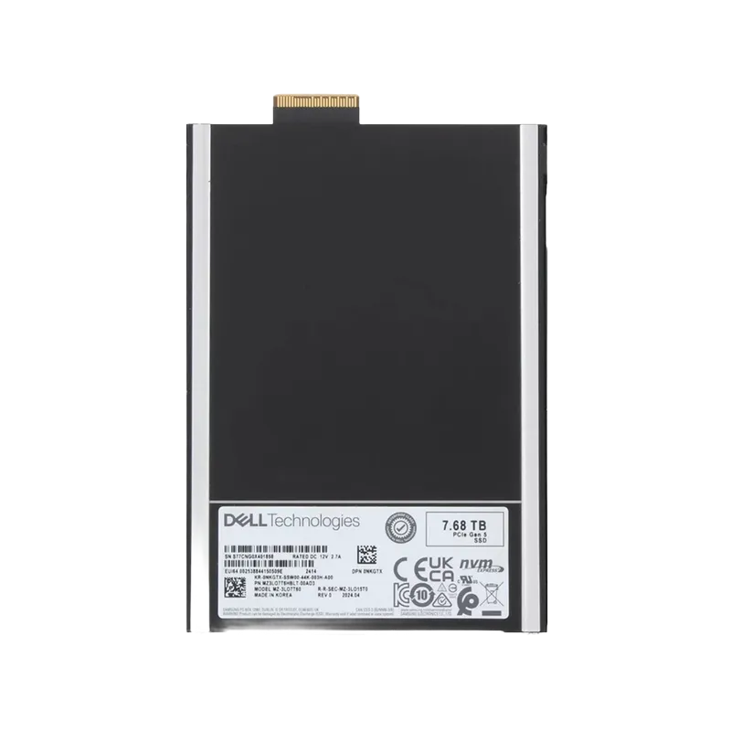 Samsung MZ3LO7T6HBLAAD3 7.68TB PM1743 NVMe PCIe Gen5 x4 E3.S Enterprise Solid State Drive