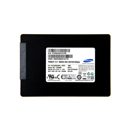 Samsung MZ7GE960HMHP-000AZ 960 GB PM853T SATA 6.0 Gbps 2.5" Read Intensive Solid State Drive