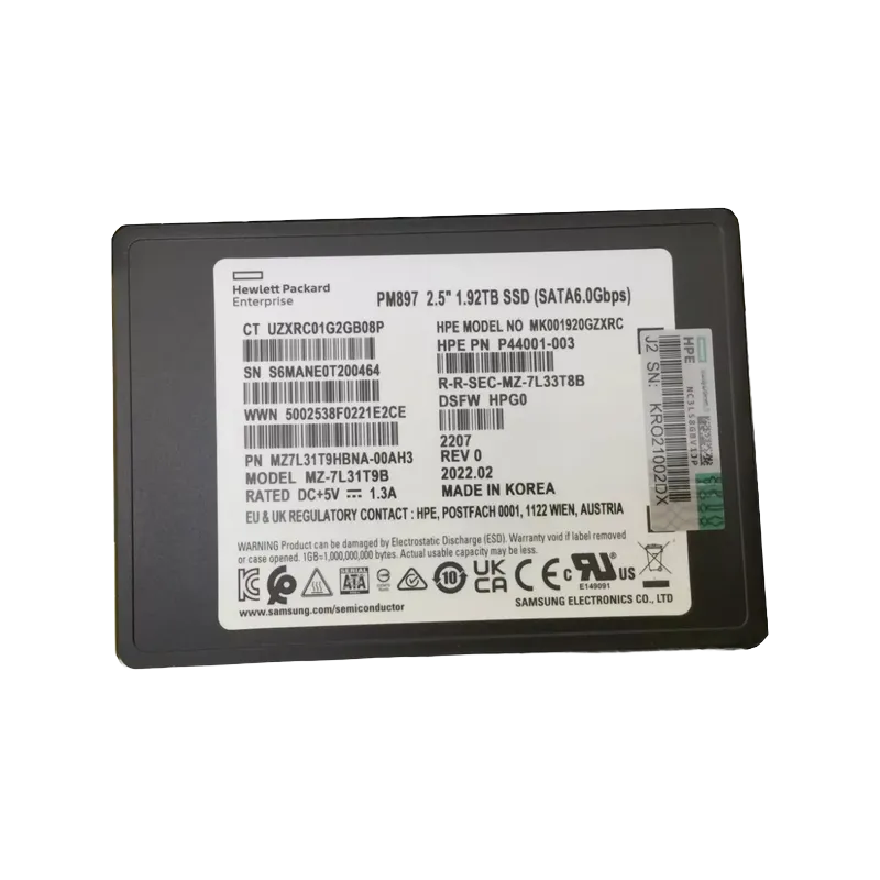 Samsung MZ7L31T9HBNA-00AH3 1.92 TB PM897 SATA 6Gb/s 2.5 inch Mixed Use Solid State Drive