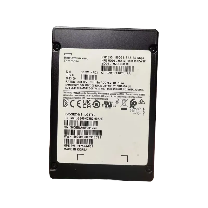 Samsung MZILG800HCHQ-00AH3 800 GB PM1655 SAS 24Gb/s 2.5 inch Mixed Use Solid State Drive