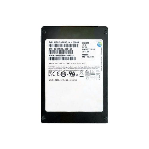 Samsung MZILS3T8HCJM-00003 3.84TB PM1633 SAS 12Gb/s 2.5 inch Enterprise Solid State Drive