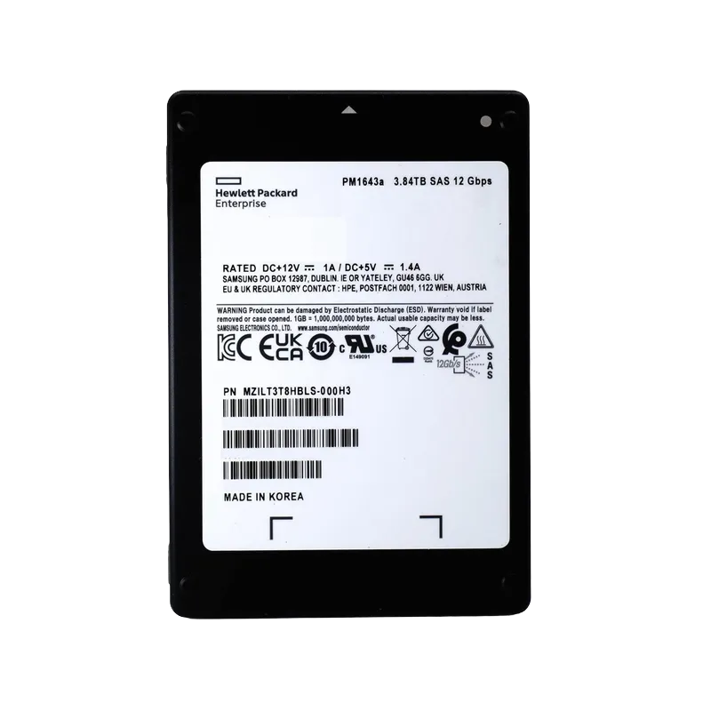 Samsung MZILT3T8HBLS-000H3 3.84TB PM1643a SAS 12G 2.5-inch Read Intensive Solid State Drive