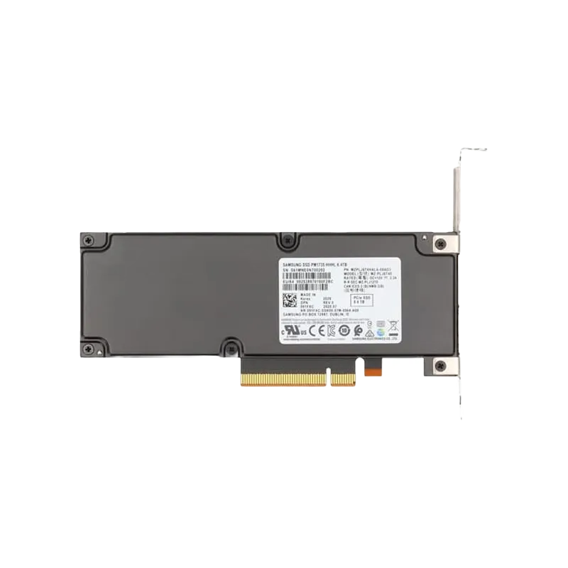 Samsung MZPLJ6T4HALA-00AD3 6.4 TB PM1735 PCIe Gen4 x4 HHHL Mixed Use Solid State Drive