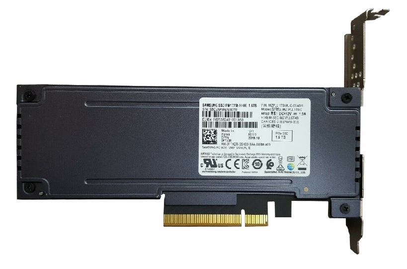 Samsung MZPLL1T6HAJQ-000D3 1.6 TB PM1725B PCIe Gen3 x8 HHHL Mixed Use Solid State Drive