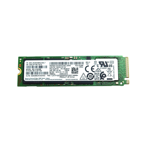Samsung MZVLB256HBHQ-000L7 256GB PM981a NVMe M.2 2280 Client Solid State Drive