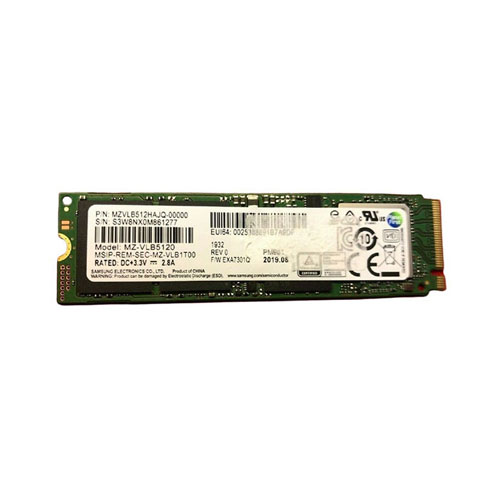 Samsung MZVLB512HAJQ-00000 512GB PM981 NVMe M.2 2280 Client Solid State Drive