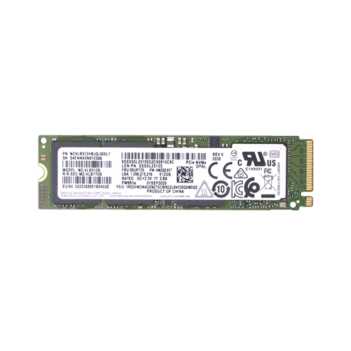 Samsung MZVLB512HBJQ-000L7 512GB PM981a NVMe PCIe Gen3 x4 M.2 (2280) Client / OEM Solid State Drive