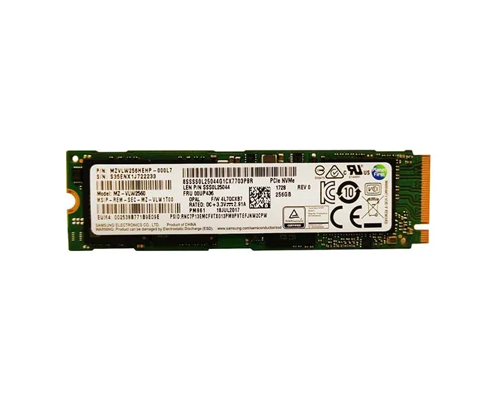 Samsung MZVLW256HEHP-000L7 256GB PM961 NVMe M.2 2280 Client Solid State Drive
