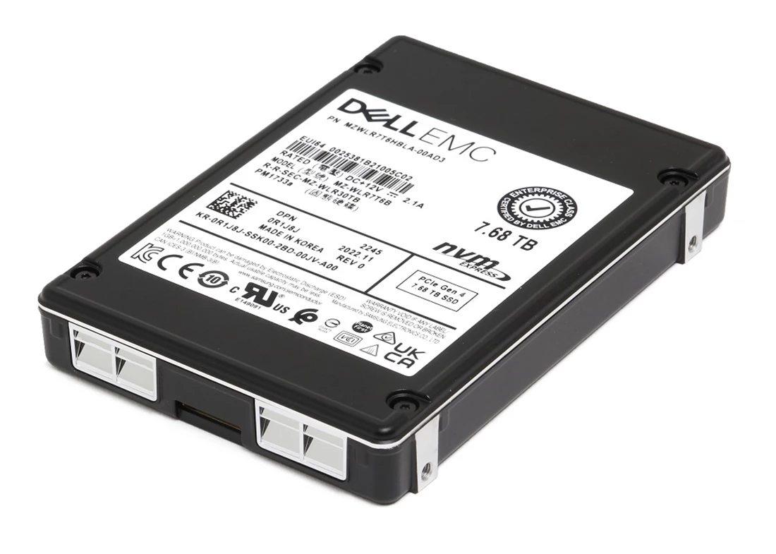 Samsung MZWLR7T6HBLA-00AD3 7.68 TB PM1733a PCIe Gen4 x4 U.3 (2.5) Read Intensive Solid State Drive