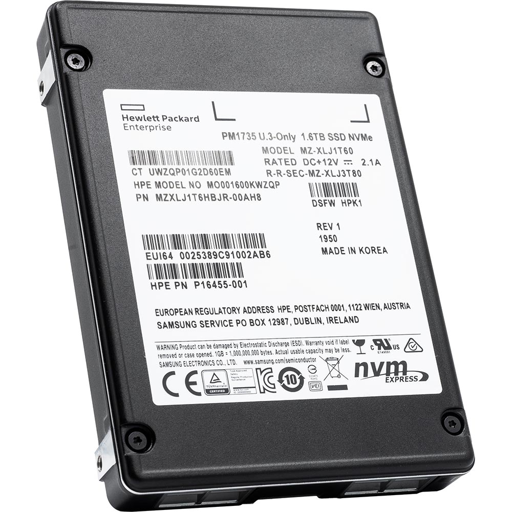 Samsung MZXLJ1T6HBJR-00AH8 1.6 TB PM1735 PCIe Gen4 x8 HHHL Mixed Use Solid State Drive