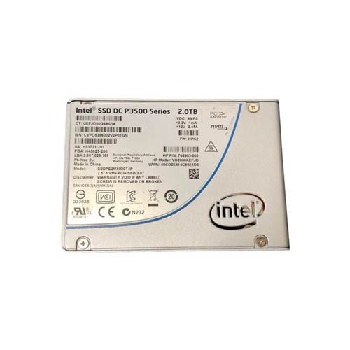Intel SSDPE2MX020T4P 2.0 TB DC P3500 PCIe 3.0 x4, NVMe 2.5 inch 15mm (U.2) Enterprise/Read-Intensive Solid State Drive