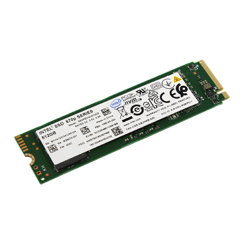 Intel SSDPEKNU512GZX1 512 GB 670p Series PCIe 3.0 x4, NVMe M.2 80mm (2280) Consumer/Client Solid State Drive