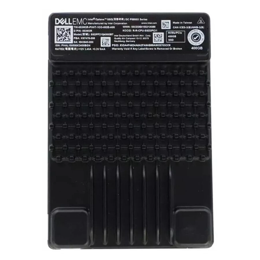 Intel SSDPF21Q400GBT 400GB Optane SSD DC P5800X PCIe Gen 4.0 x4, NVMe 1.3d 2.5 (U.2) 15mm Enterprise Data Center / High Performance Computing Solid State Drive