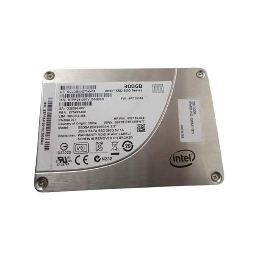 Intel SSDSA2BW300G3H 300 GB 320 Series (Postville Refresh) SATA 3Gb/s 2.5 inch 7mm Enterprise/Value Solid State Drive