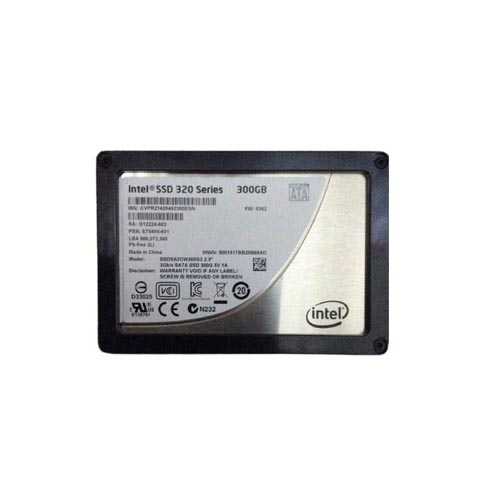 Intel SSDSA2CW300G3 300 GB SSD 320 Series SATA 3Gb/s 2.5 inch 9.5mm Consumer/Client Solid State Drive