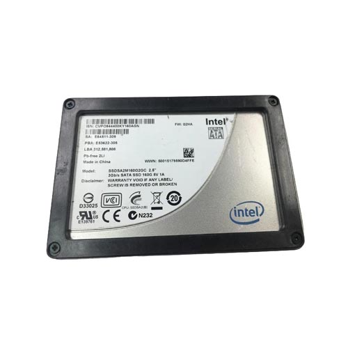 Intel SSDSA2M160G2GC 160 GB X25-M Mainstream SATA 3Gb/s 2.5 inch 7mm Consumer/Client Solid State Drive
