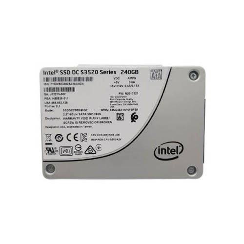 Intel SSDSC2BB240G7 240 GB DC S3520 SATA 6Gb/s 2.5 inch 7mm Enterprise/Read-Intensive Solid State Drive