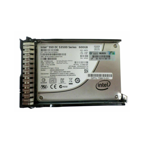 Intel SSDSC2BB600G4P 600 GB DC S3500 SATA 6Gb/s 2.5 inch 7mm Enterprise/Read-Intensive Solid State Drive