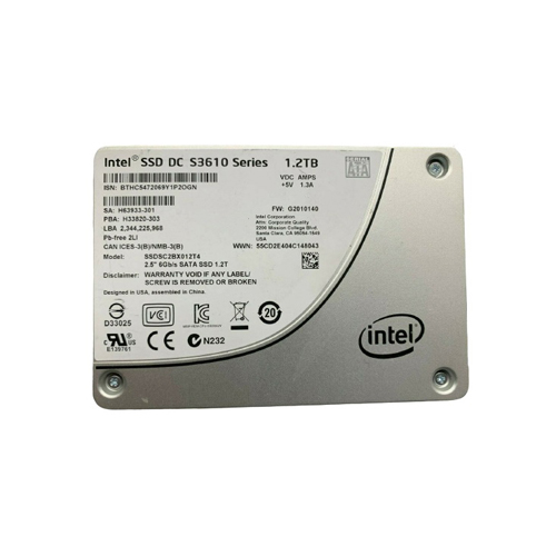 Intel SSDSC2BX012T4 1.2 TB DC S3610 SATA 6Gb/s 2.5 inch 7mm Enterprise/Mixed-Use Solid State Drive