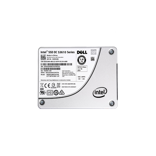 Intel SSDSC2BX016T4R 1.6 TB DC S3610 SATA 6Gb/s 2.5 inch 7mm Enterprise/Mixed-Use Solid State Drive