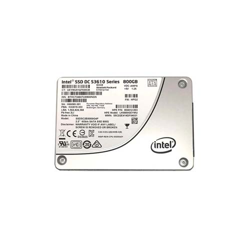 Intel SSDSC2BX800G4P 800 GB DC S3610 SATA 6Gb/s 2.5 inch 7mm Enterprise/Mixed-Use Solid State Drive