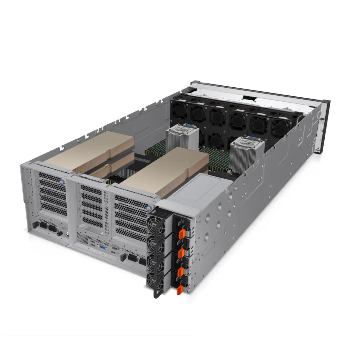 2024 Made in China ThinkSystem SR860 4U Server Chassis - Lenovo OEM Rack Mount Chassis, Supports Standard ATX Motherboard, Efficient Cooling Design