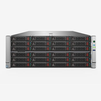 NEW H3C UniServer R4300 G5 Rack Server - 4U Dual-Socket/52 Drive Bays/32 Memory Slots/10 PCIe 4.0 Slots/Optimized for AI & Big Data