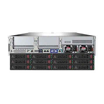 NEW H3C UniServer R4300 G5 Rack Server - 4U Dual-Socket/52 Drive Bays/32 Memory Slots/10 PCIe 4.0 Slots/Optimized for AI & Big Data