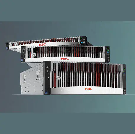 NEW H3C UniServer R4300 G5 Rack Server - 4U Dual-Socket/52 Drive Bays/32 Memory Slots/10 PCIe 4.0 Slots/Optimized for AI & Big Data
