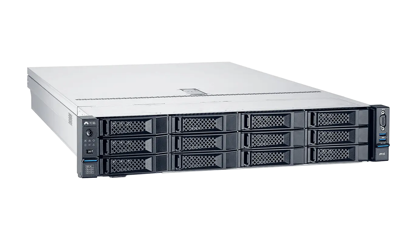 Enterprise Grade Inspur NF5280M6 Dual-Socket Rack Server with Intel Xeon Silver 4214 Processors(12 Core 2.2GHz) 64GB DDR4 High-Speed Memory 8 Hot-Swap Drive Bays Dual Redundant Power Supply Data Center Level Reliability