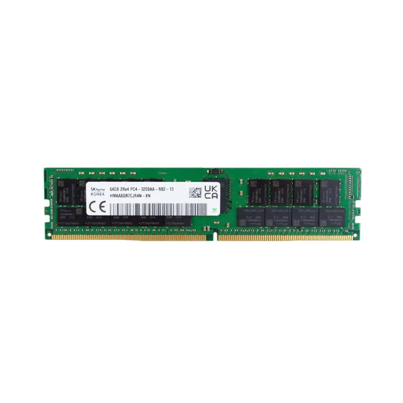 Genuine Hynix HMAA8GR7CJR4N-XNT 64GB DDR4-3200MHz ECC Registered Server Memory PC4-25600R 288-Pin 1.2V Dual Rank