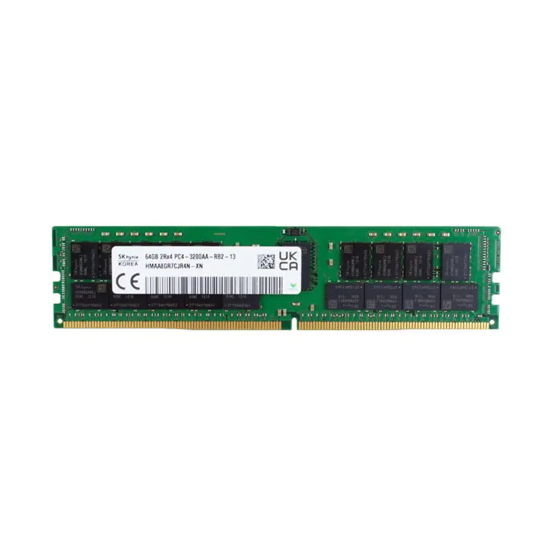 Genuine Hynix HMAA8GR7CJR4N-XNT8 64GB DDR4-3200MHz ECC Registered Server Memory PC4-25600R CL22 288-Pin 1.2V Dual Rank