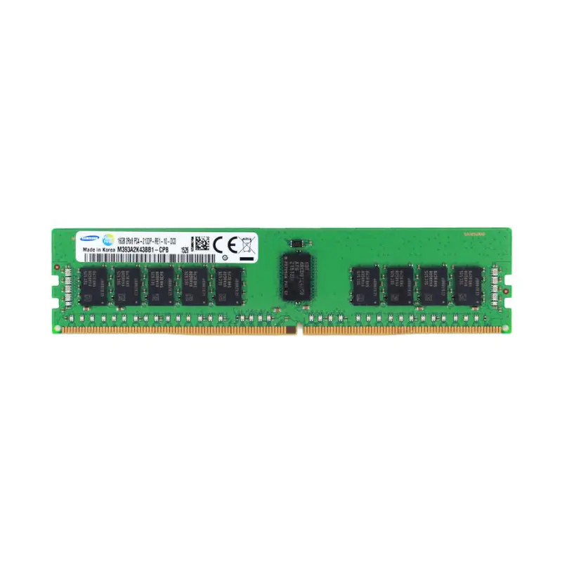 Samsung M393A2K43BB1-CPB 16GB DDR4-2133MHz PC4-17000 ECC Registered Server Memory DIMM - 1.2V Dual Rank, CL15 Ultra Low Latency, 288-Pin