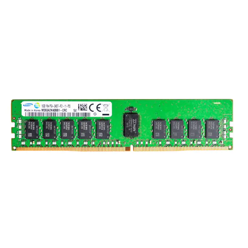 Samsung M393A2K40BB1-CRC 16GB DDR4-2400MHz PC4-19200 ECC Registered Server Memory DIMM - 1.2V Single Rank, CL17 Low Latency, 288-Pin