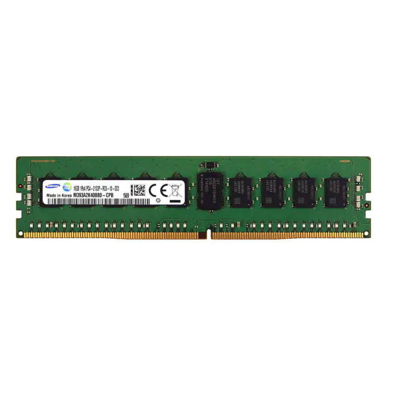 Samsung M393A2K40BB0-CPB 16GB DDR4-2133MHz PC4-17000 ECC Registered Server Memory DIMM - 1.2V Single Rank, CL15 Ultra Low Latency, 288-Pin