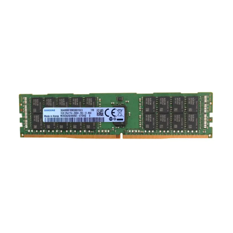 Samsung M393A2G40EB2-CTD 16GB DDR4-2666MHz PC4-21300 ECC Registered Server Memory DIMM - 1.2V Dual Rank, CL19, 288-Pin, High Performance