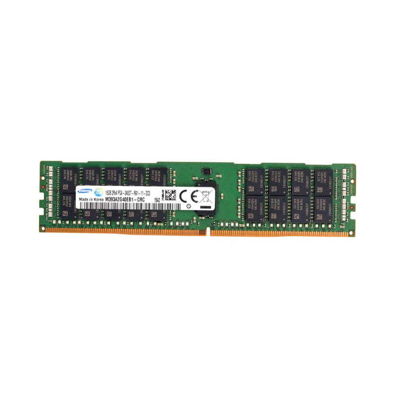 Samsung M393A2G40EB1-CRC 16GB DDR4-2400MHz PC4-19200 ECC Registered Server Memory DIMM - 1.2V Dual Rank, CL17 Low Latency, 288-Pin