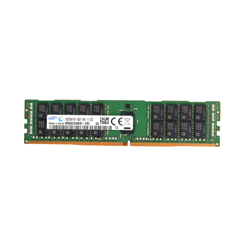 Samsung M393A2G40EB1-CRC 16GB DDR4-2400MHz PC4-19200 ECC Registered Server Memory DIMM - 1.2V Dual Rank, CL17 Low Latency, 288-Pin