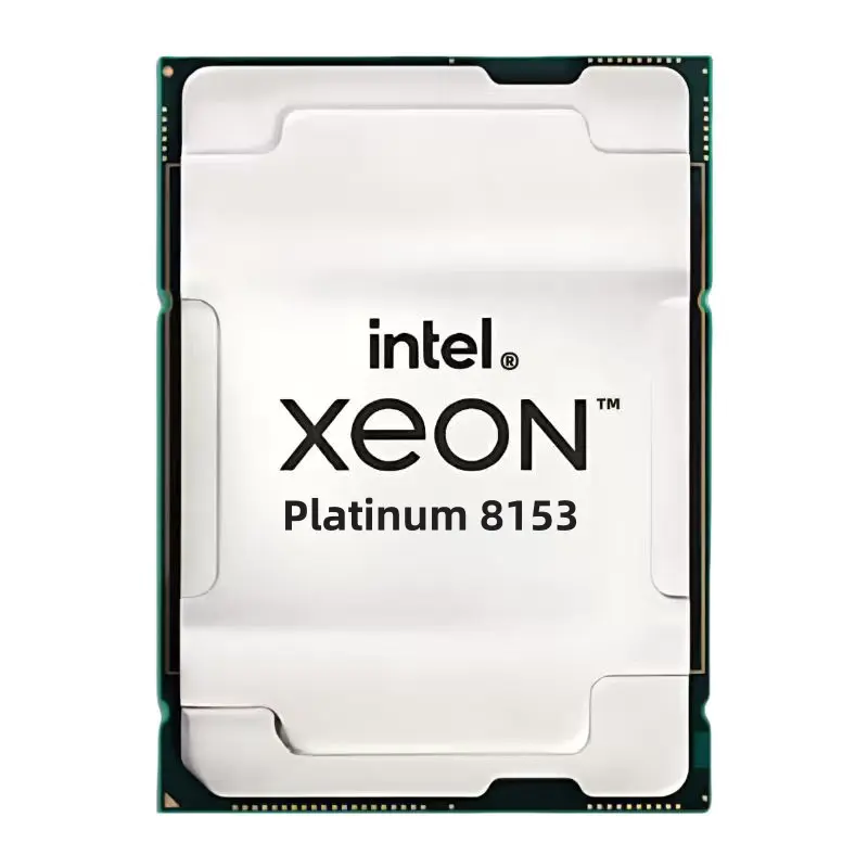 Intel Xeon Platinum 8153 Processor - 16 Cores, 32 Threads, 2.0GHz Base, 2.8GHz Turbo, 22MB Cache, Platinum Series Server CPU (P/N: CD8067303558500)