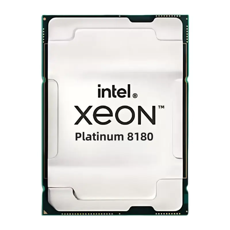 Intel Xeon Platinum 8180 Processor - 28 Cores, 56 Threads, 2.5GHz Base, 3.8GHz Turbo, 38.5MB Cache, Flagship Platinum Server CPU (P/N: CD8067303560000)