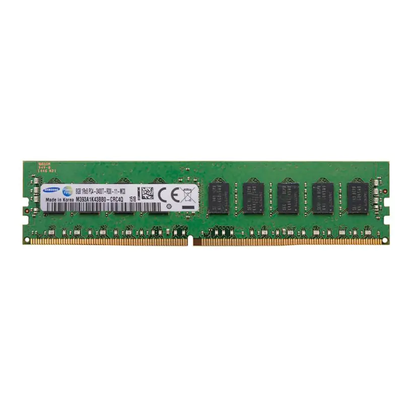 Samsung M393A1K43BB0-CRC 8GB DDR4-2400MHz PC4-19200 ECC Registered Server Memory - 1.2V CL17 Single Rank 288-Pin DIMM