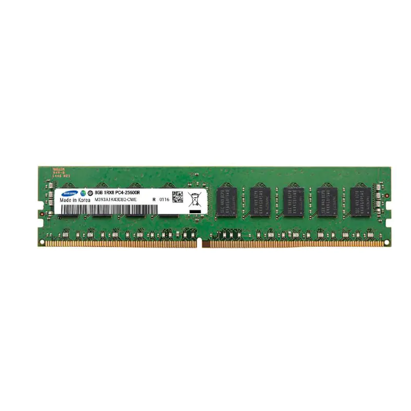 Samsung M393A1K43DB2-CWE 8GB DDR4-3200MHz PC4-25600 ECC Registered Server Memory - 1.2V CL22 Single Rank 288-Pin DIMM