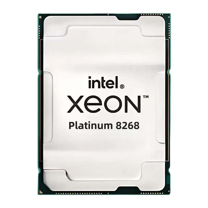 Intel Xeon Platinum 8268 Processor | Platinum Series 24 Cores 48 Threads, 2.4GHz Base, 3.9GHz Turbo | 35.75MB Cache | 165W | Flagship HPC & Virtualization
